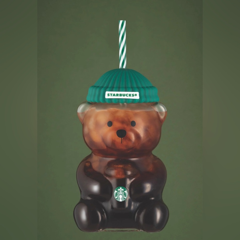 (NEW / UNOPENED) Viral Glass Starbucks Bearista Cold Cup